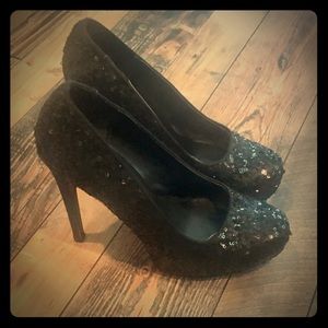 Shoe Dazzle Shoes - Sequined Heels Shoe Dazzle Shoes - Sequined Heels